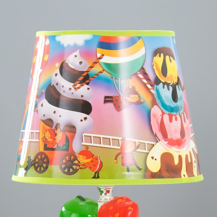 Настольная лампа Настольная лампа "Пирожное" Е14 40Вт МИКС 20х20х32,5 см RISALUX