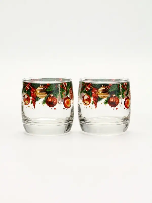 Стаканы &laquo;Новогодний&raquo;, 310 мл, подарочный набор 4 шт.