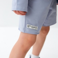 Футболка детская с дл.рукавом  KAFTAN, р. 32 (110-116 см), серый