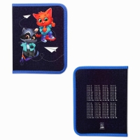 Папка для тетрадей А5 на молнии вокруг пластик ПМ-А5-04 унив &laquo;1 сентября: Зверята&raquo;