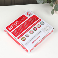 Этажёрка - фруктовница круглая Доляна &laquo;Томная роза&raquo;, 3 яруса, d=15,5/18/23 см, керамика