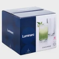 Стакан высокий "Чикаго" 380 мл, 4 шт.