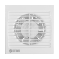 Вентилятор вытяжной "КосмоВент" В100ВК-ок, d=100 мм, 10 Вт, 105 м&sup3;/ч, с выключ, обр. клапан