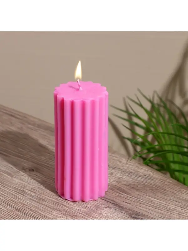 Свеча "Колонна" 5х5х10 см, соевый воск