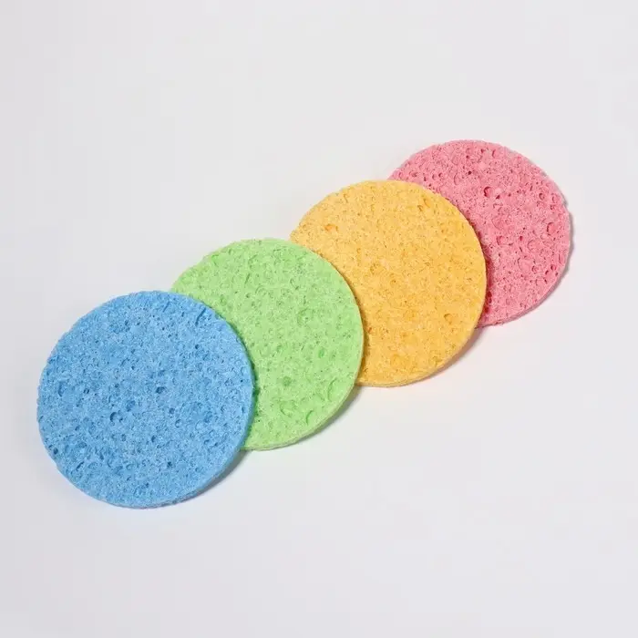Спонж для умывания &laquo;Мягкость&raquo;, d=7.5 см, МИКС