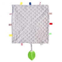 Мягкая игрушка - комфортер с прорезывателем, серый