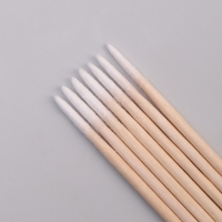 Ватные палочки на деревянной основе, заострённые, 7 см, 100 шт Ватные палочки на деревянной основе, заострённые, 7 см, 100 шт