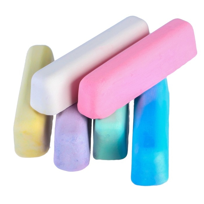 Мелки цветные , Тачки, 6 цветов Мелки цветные , Тачки, 6 цветов