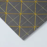 Бумага для скрапбукинга двусторонняя "Версаль и ромбы золото" плотность 180 гр 30,5х32 см