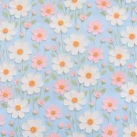 Бумага упаковочная крафтовая &laquo;Цветочная&raquo;, 50 &times; 70 см