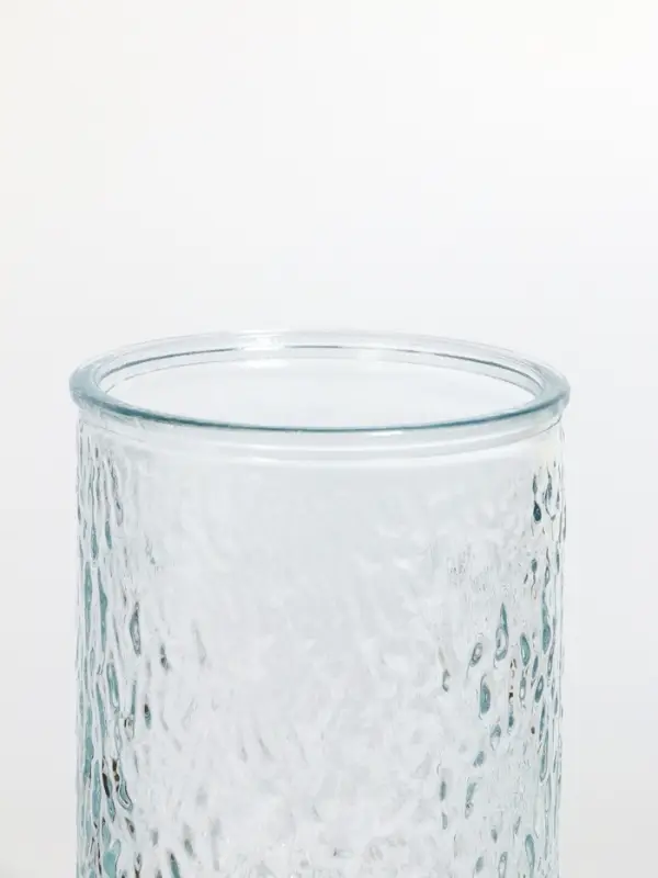 Ваза стекло настольная "Лесли" размытость, 20х10 см, прозрачный