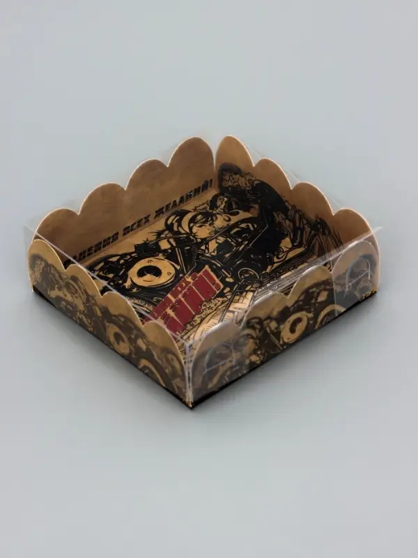 Коробка для печенья, &laquo;Исполнения желаний&raquo;, 9&times;9&times;3 см