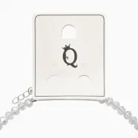 Чокер из бисера &laquo;Хрусталь&raquo;, разноцветный в серебре, 37 см + 5 см доп, цепочка