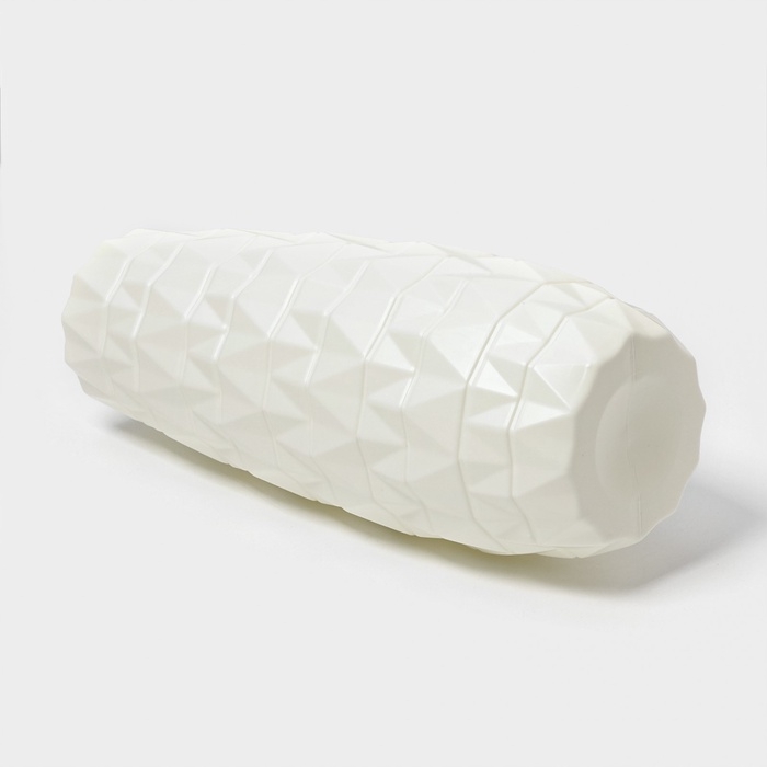 Ваза для цветов, пластик, 2,5 л, 9,5×6×30 см, белая Ваза для цветов, пластик, 2,5 л, 9,5×6×30 см, белая