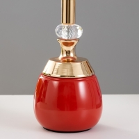 Настольная лампа "Лейла" Е27 40Вт красно-золотой 25х25х41 см RISALUX