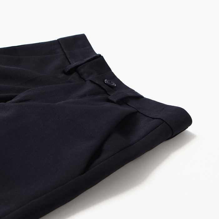 Брюки для мальчиков, цвет тёмно-синий, размер 21 (рост 116-122)