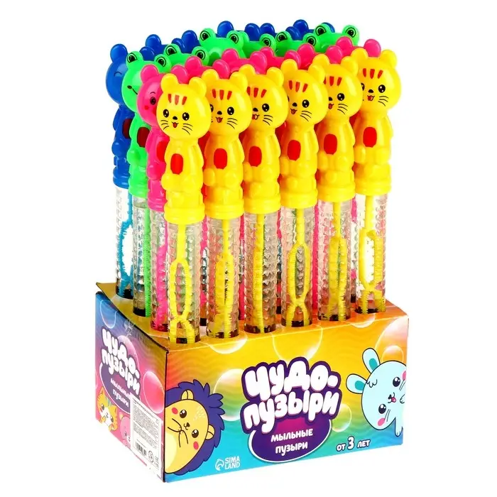 Мыльные пузыри &laquo;Животные&raquo;, 50 мл, МИКС