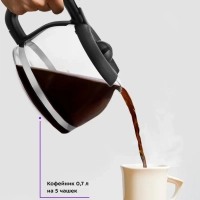 Кофеварка капельная электрическая 700 Вт - 0.7 л КТ-738