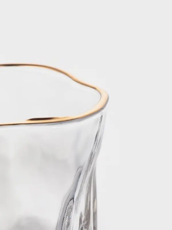 Набор стаканов "IceBar.Gold" 6 шт, 250 мл, золотой обод