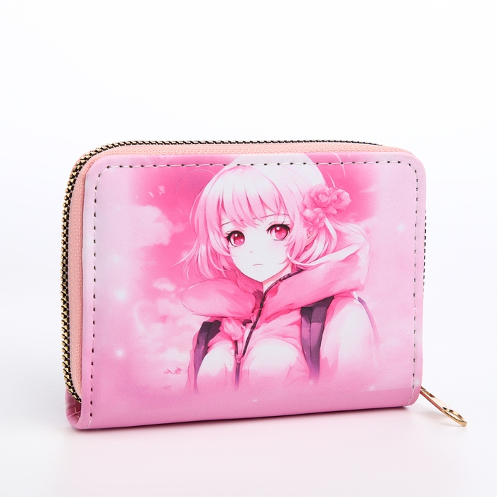 Кошелёк детский на молнии &laquo;Выбражулька&raquo;, цвет розовый