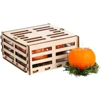 Свеча &laquo;Ящик мандаринов&raquo;