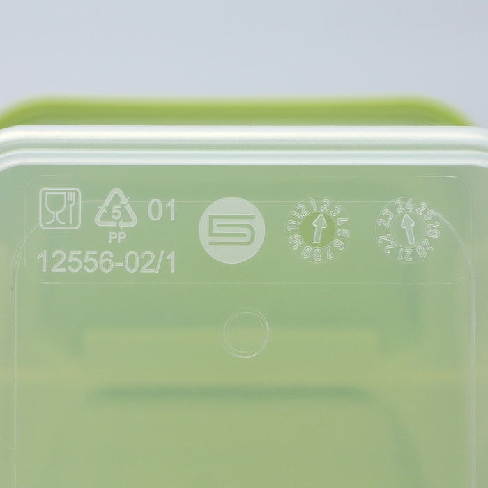 Ёмкость для сыпучих продуктов, 1,75 л, прозрачный, крышка МИКС