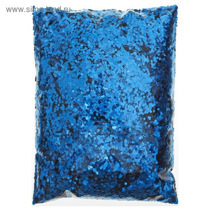 Наполнитель для шара &laquo;Конфетти шестиугольник&raquo;, синий, 500 г