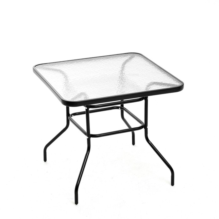 Набор садовой мебели: Стол прямоугольный и 4 стула коричневого цвета, нагрузка до 120 кг Набор садовой мебели: Стол прямоугольный и 4 стула коричневого цвета, нагрузка до 120 кг