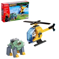 Конструктор Дино &laquo;Охотник на вертолёте против динозавра&raquo;, 90 деталей