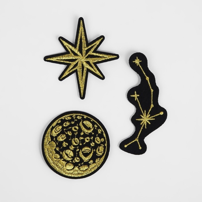 Набор термоаппликаций &laquo;Космос&raquo;, 3 шт