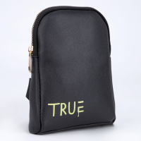 Сумка молодёжная через плечо True, цвет чёрный Сумка молодёжная через плечо True, цвет чёрный
