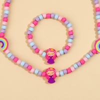 Бижутерия «Волшебная девочка» набор для девочек: браслет и бусы, 7 х 9 см Бижутерия «Волшебная девочка» набор для девочек: браслет и бусы, 7 х 9 см