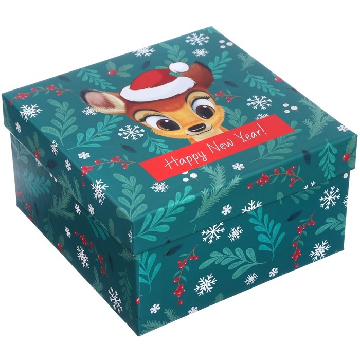 Новый год. Набор коробок 5 в 1 Новый год. Набор коробок 5 в 1 "С Новым Годом!", Disney зелено-красная