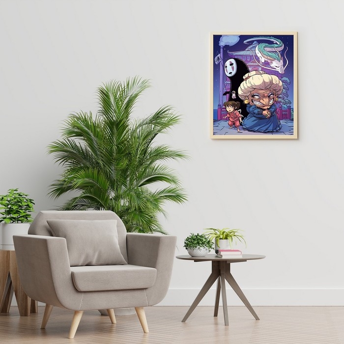 Картина по номерам, 40 &times; 50 см &laquo;Унесенные призраками&raquo; 27 цветов