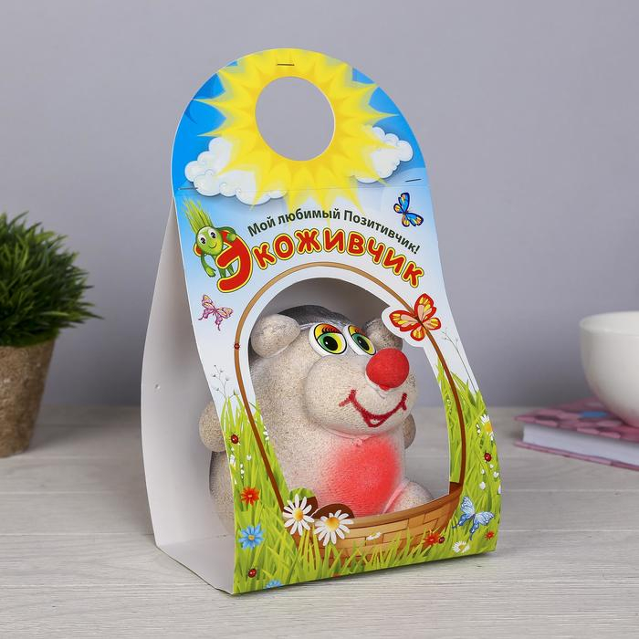 Растущий подарок травка Экоживчик "Ежик"