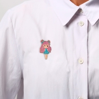 Брошь &laquo;Милашка&raquo; , 2.9 х 4.9 см