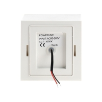 Светильник фасадный &laquo;Куб&raquo;, FSD-063, 6 Вт, 3000К, регулир. луч, IP65, 220 В, пластик, белый   1008423