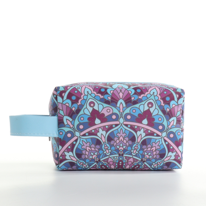 Косметичка на молнии, цвет фиолетовый Косметичка на молнии, цвет фиолетовый