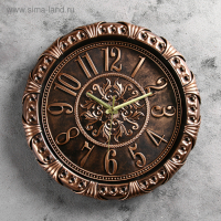 Часы настенные, серия: Интерьер, "Азарина", дискретный ход, d-30 см, микс Часы настенные, серия: Интерьер, "Азарина", дискретный ход, d-30 см, микс