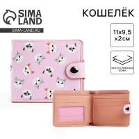 Кошелёк-книжка «Котики», 11х9.5х2 см Кошелёк-книжка «Котики», 11х9.5х2 см