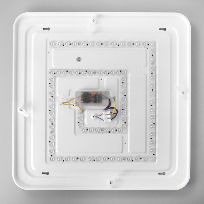 Светильник с ПДУ "Звездное небо" LED 80Вт 3000-6000К прозрачно-белый 50х50х8 см