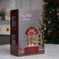 Светодиодная фигура &laquo;Дед Мороз в арке&raquo; 13.5 &times; 22 &times; 7.8 см, пластик, батарейки ААх3 (не в комплекте), USB, свечение тёплое белое