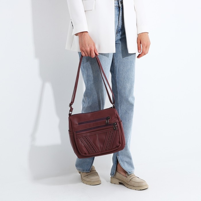 Сумка-мешок на молнии, цвет розовый Сумка-мешок на молнии, цвет розовый