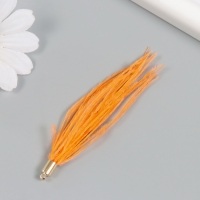 Декор для творчества перо "Кисть Страус" набор 2 шт персик 9х0,5 см Декор для творчества перо "Кисть Страус" набор 2 шт персик 9х0,5 см