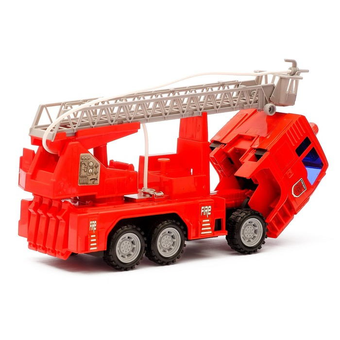 Машина инерционная &laquo;Пожарная&raquo;, масштаб 1:16, световые и звуковые эффекты, стреляет водой, МИКС
