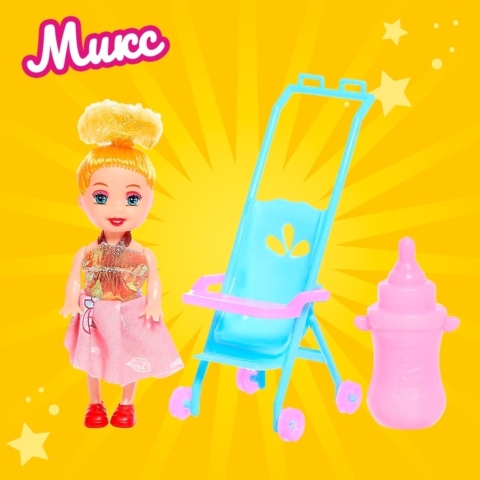 Кукла малышка &laquo;Ева&raquo; с аксессуарами, МИКС