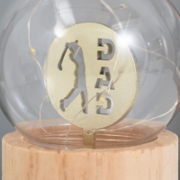 Ночник &laquo;Шар-папа&raquo; LED 3хAG10 шар 8см 6,5х6,5х11,5см