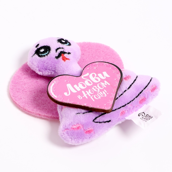 Новый год. Мягкий магнит &laquo;Змея&raquo;, МИКС