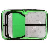 Пенал 3 секции, вкладка внутри, 140 х 210 х 40 мм, тканевый, Calligrata TOP Block "Монстрики" Пенал 3 секции, вкладка внутри, 140 х 210 х 40 мм, тканевый, Calligrata TOP Block "Монстрики"