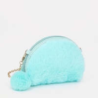 Сумка детская для девочки на молнии, цвет голубой Сумка детская для девочки на молнии, цвет голубой